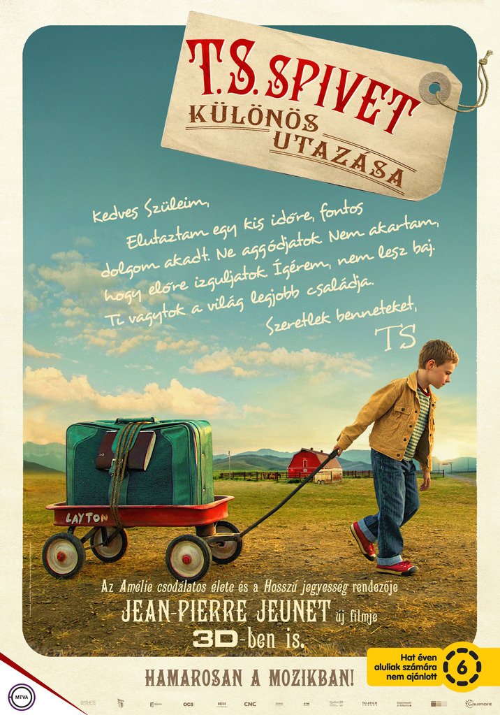 Ο Απρόβλεπτος κος Σπίβετ / The Young and Prodigious T.S. Spivet / L`Extravagant Voyage du Jeune et Prodigieux T.S. Spivet (2013)